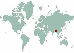Nganglam New in world map