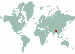 Lunana in world map